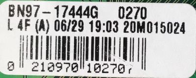 KIT DE TARJETAS PARA TV SAMSUNG / MAIN BN94-16115E / BN41-02751B / BN9416115E / 16115E / BN97-17444G / FUENTE BN44-01054A / L55S6_TD1 / BN4401054A / DC07R742756 / PANEL CY-BT055HGCV1H / DISPLAY PT550GT02-1 / MODELO  UN55TU7000BXZA XD13 - Imagen 2